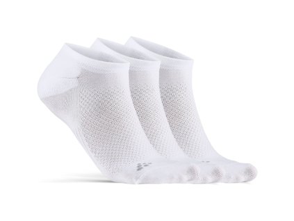 craft core dry footies sock 3 pack white