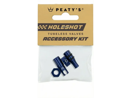PEATY'S PŘÍSLUŠENSTVÍ K BEZDUŠOVÝM VENTILKŮM HOLESHOT FAST FLOW NAVY