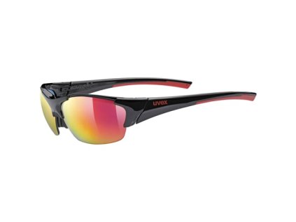 Cyklistické okuliare UVEX BRÝLE BLAZE III BLACK RED / MIR.RED