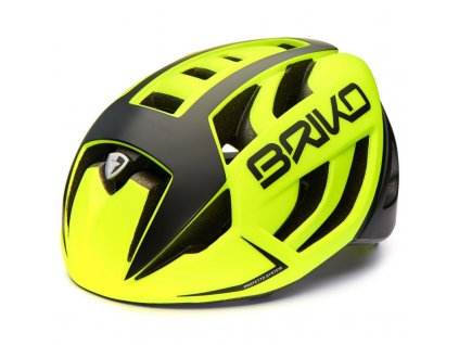 casco briko ventus giallo fluonero