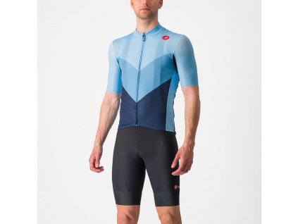pánsky dres CASTELLI -  ENDURANCE PRO 2 / farba 424  belgická modrá/azurová (Veľkosť M)