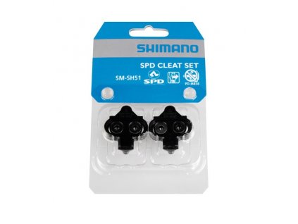 zarážky pedálov Shimano SM-SH51 -  bez plátu do tretier