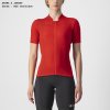 Dámsky dres CASTELLI ANIMA 3 JERSEY -farba 023 tehlovočervená/čierna (Veľkosť XS)