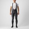 CASTELI  pánske nohavice - ENTRATA  Bibtight /dlhé nohavice s trakmi/ farba 010 čierna (Veľkosť XXXL)