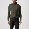 pánska cyklistická bunda CASTELLI - GO JACKET /  WINDSTOPPER®/  farba 075 military tmavozelená (Veľkosť XXL)