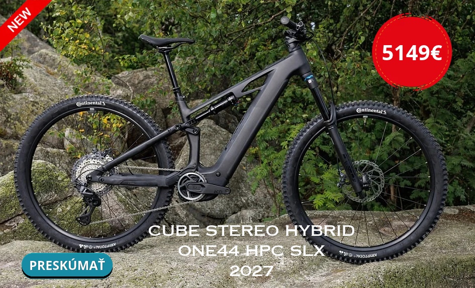 ELEKTROBICYKEL CUBE STEREO HYBRID ONE44 HPC SLX 800