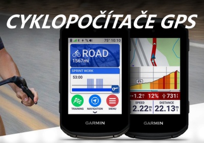 Cyklopočítače a GPS navigácie