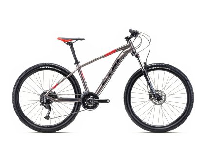 CTM RAMBLER 1.0 27, 5" bronzová sivá/červená 2022 (Veľkosť XL na výšku postavy 185-205 cm)