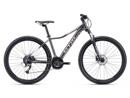 CTM CHARISMA 3.0 27,5 - tmavosivá / svetloružová 2023 (Veľkosť S na výšku postavy 140-154 cm)