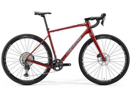 MERIDA SILEX 700 tmavočervený(šedý/červený) 2024 (Veľkosť S na výšku postavy 165 - 177 cm)