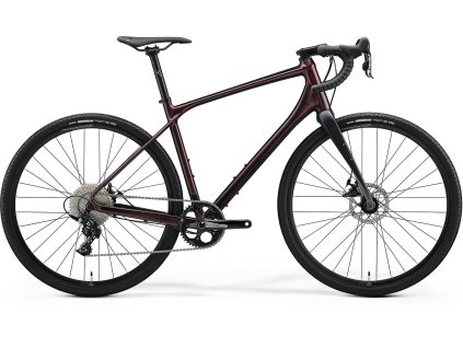 MERIDA SILEX 300 matná burgundská 2023 (Veľkosť L na výšku postavy 181 - 192 cm)