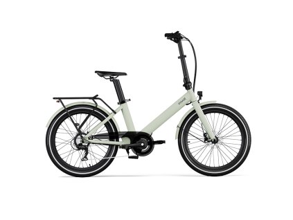 EOVOLT Skladací elektrobicykel Evening 24" V1 2025 Zelená, Čierna/Zelená/Sivá/Modrá