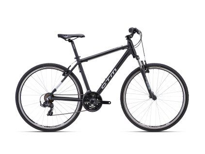 Krosový bicykel CTM TRANZ 1.0 2023  matná čierna