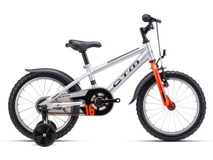 detsky bicykel ctm tommy matna strieborna m