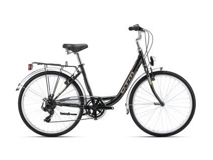 Mestský bicykel CTM OLIVIA 2.0 2026  matná čierna