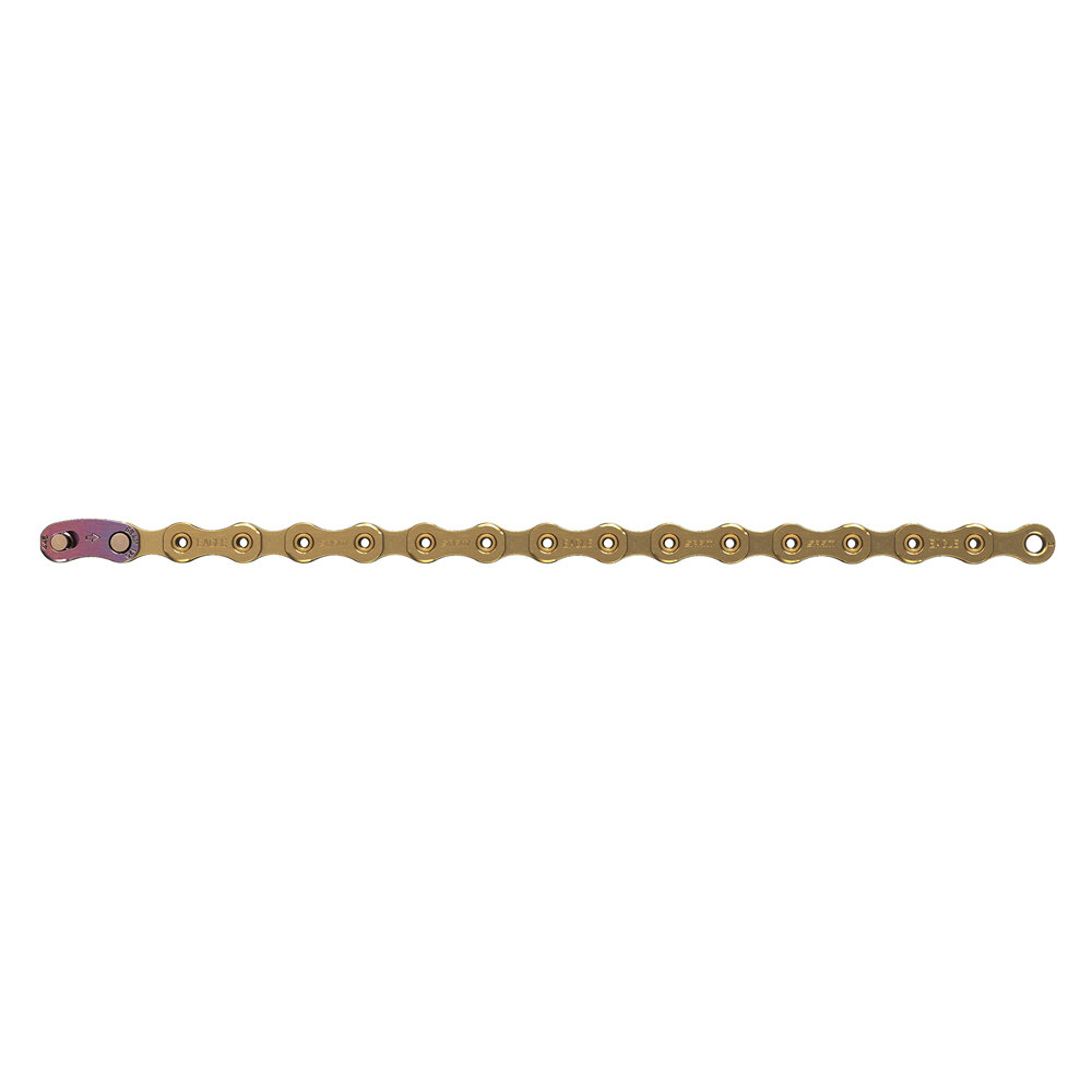 Řetěz SRAM PC XX1 Eagle HollowPin 126 článků, PowerLock spojka Flowlink, 12rychl., Gold