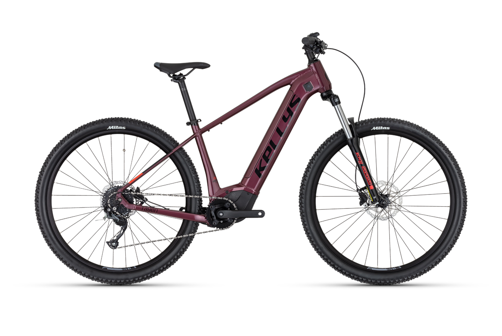 KELLYS Tayen R10 P Pink S 27.5" 725Wh Farba: Pink, Veľkosť: S