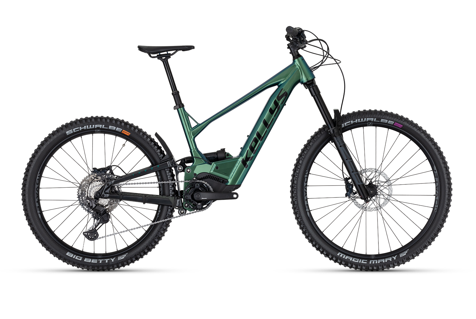 KELLYS Theos R50 P Magic Green S 29"/27.5" 725Wh Farba: Magic green, Veľkosť: M