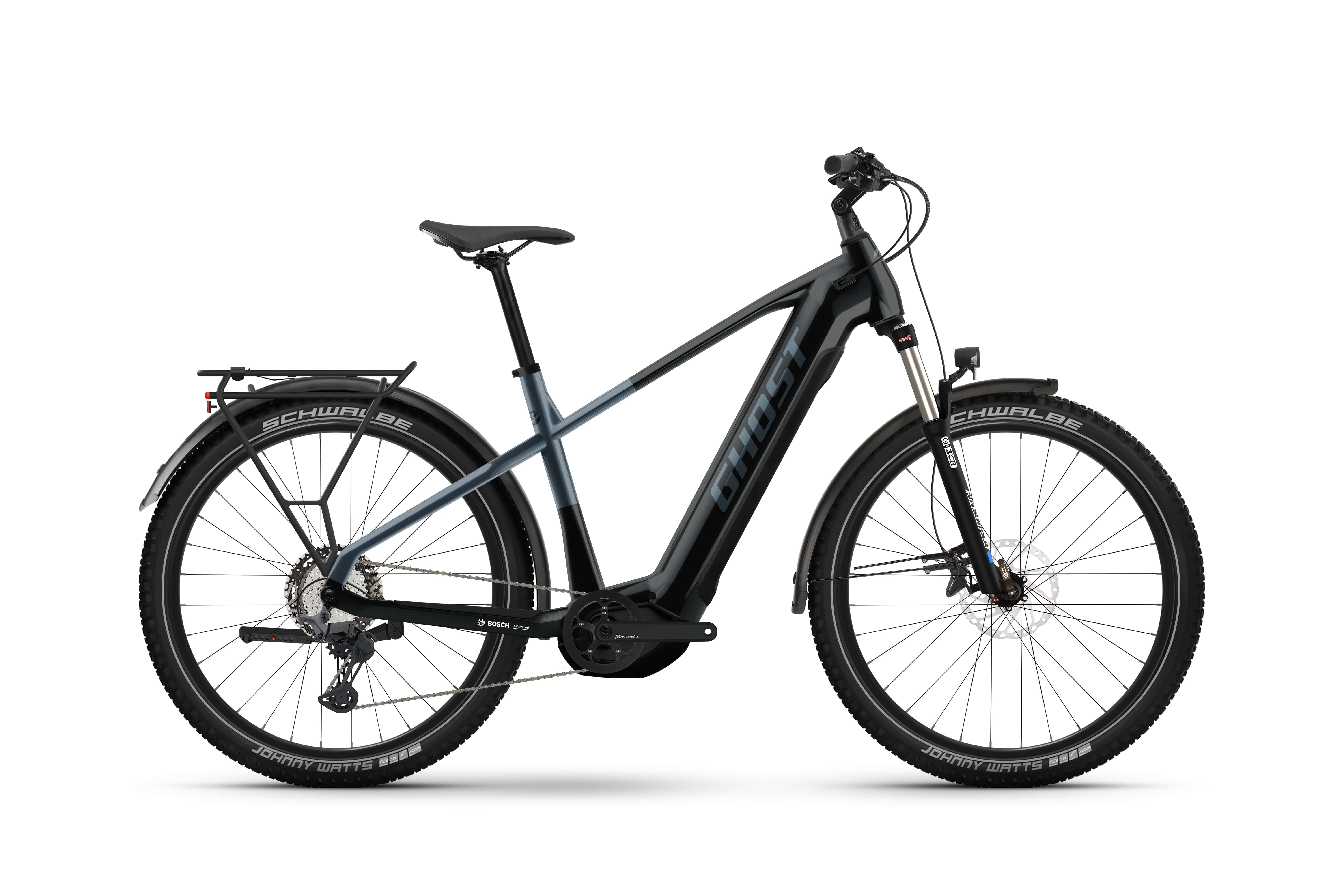 GHOST E-Teru Advanced 27,5 EQ B750 Black/Grey Veľkosť: XXL na výšku postavy 194-204 cm