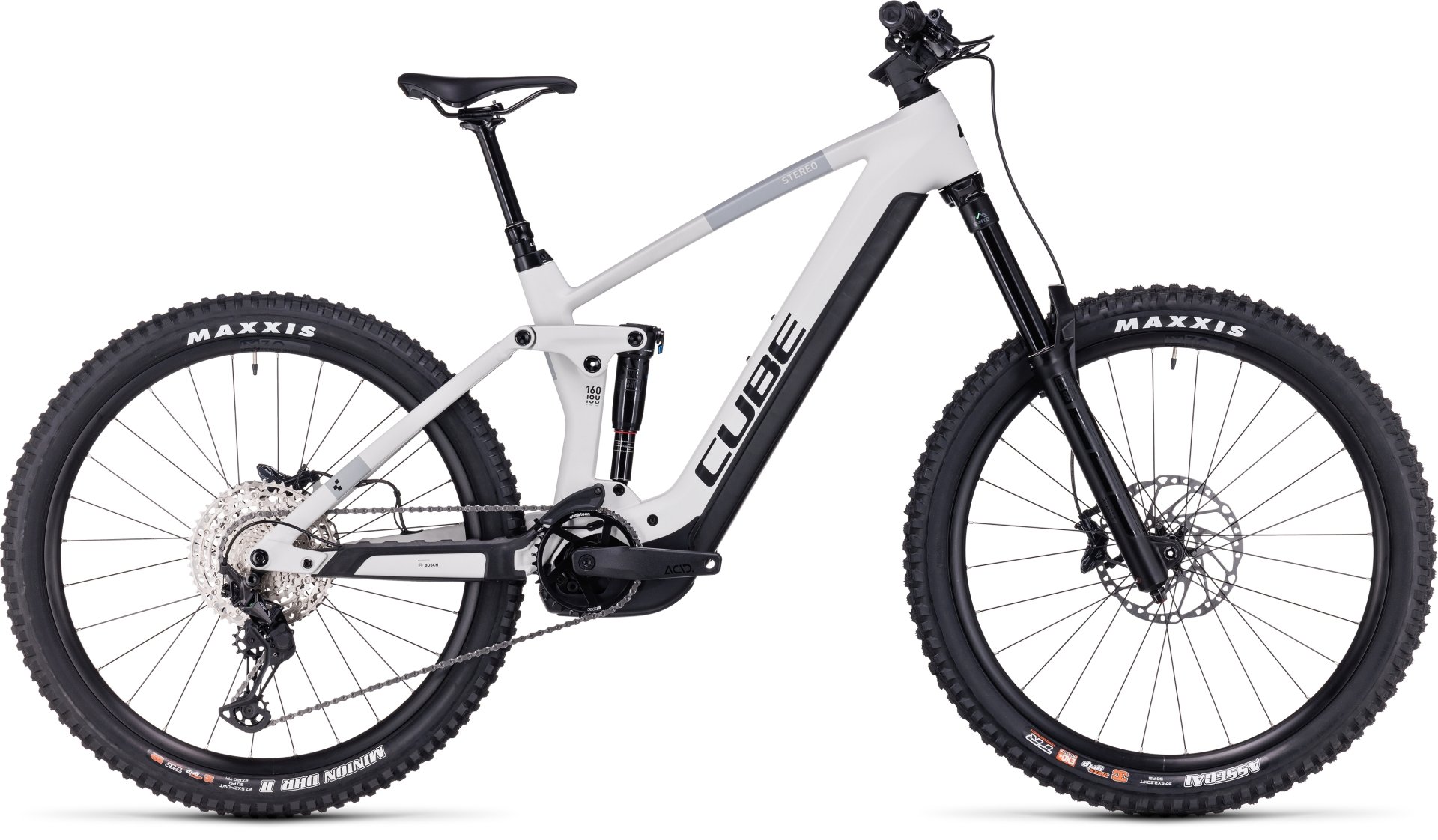 Celoodpružený horský elektrobicykel CUBE STEREO HYBRID 160 HPC SLX 750 27.5 2023 Veľkosť: XL na výšku postavy 186-200 cm