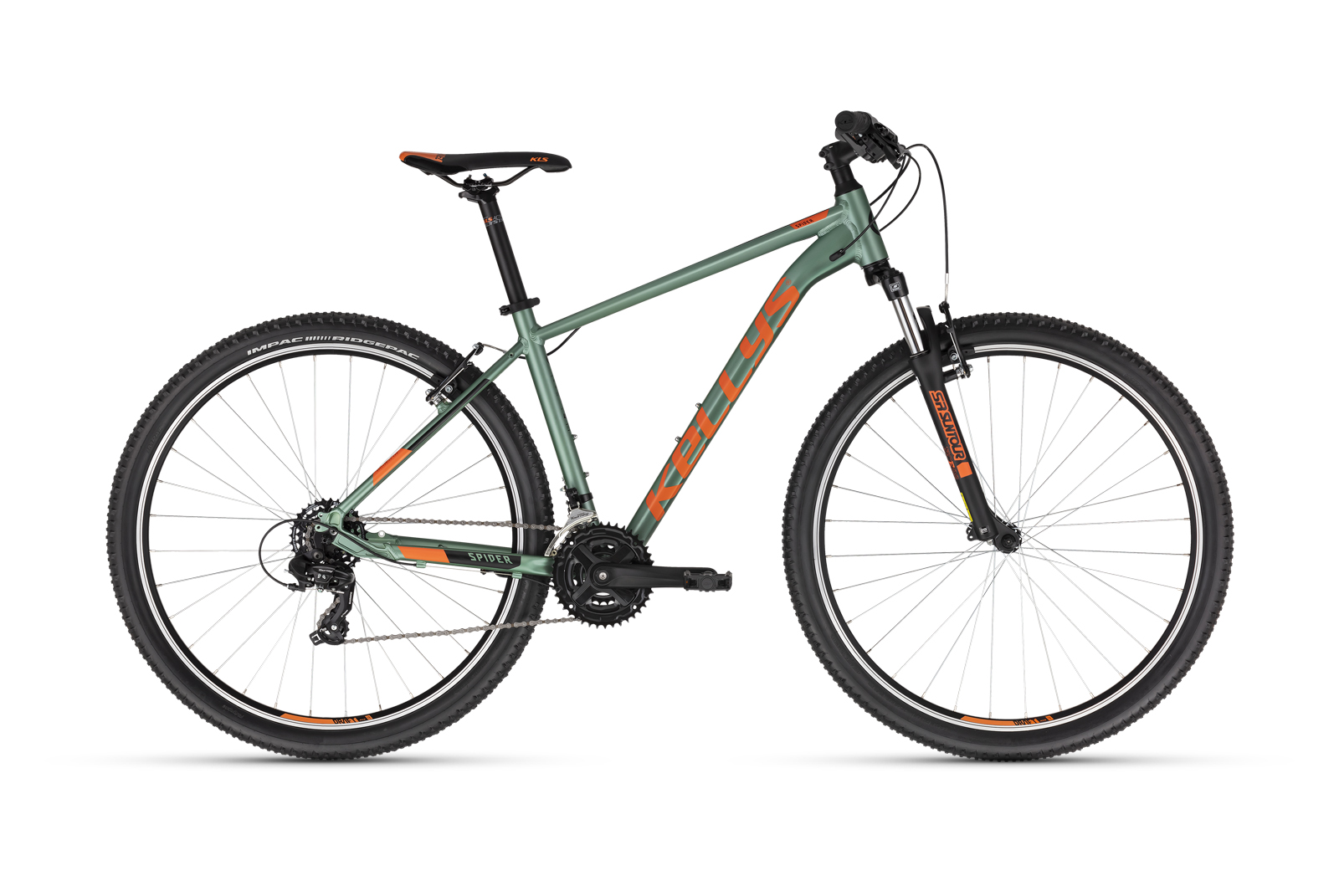 Horský bicykel KELLYS SPIDER 10 green 27,5" 2022 Farba: Green, Veľkosť: M