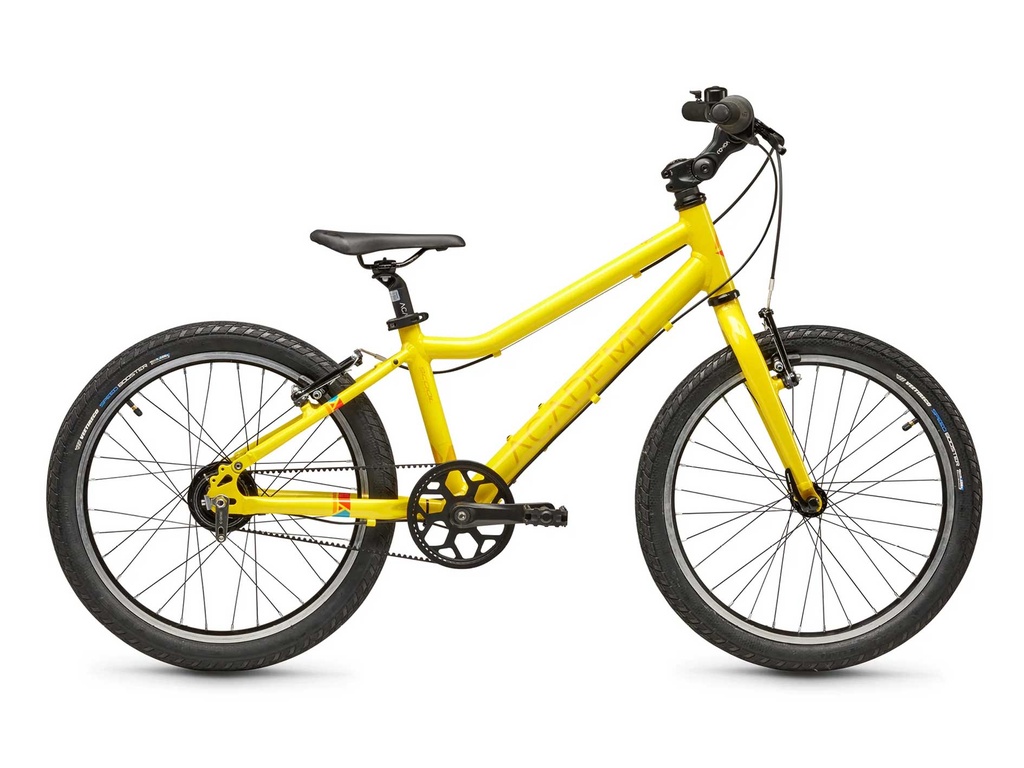 Detský bicykel ACADEMY Grade 4 Belt 20" 2025  Žltá, Žltá/Modrá/Fialová