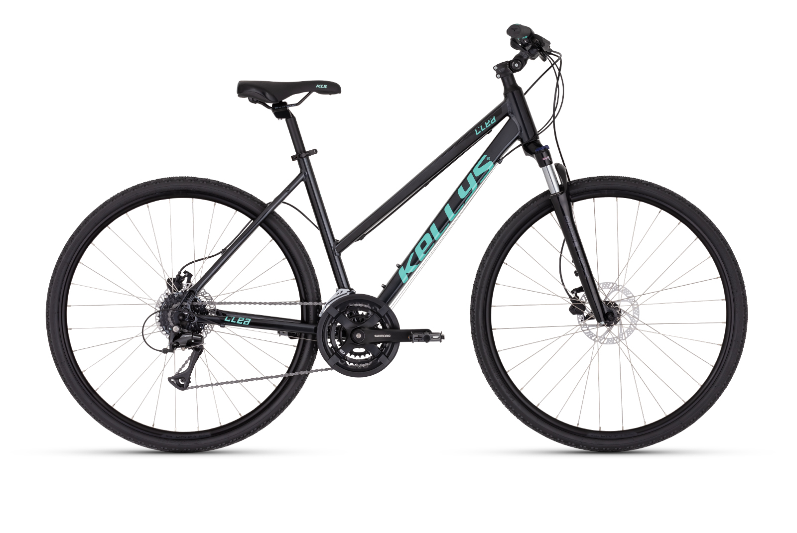 Krosový dámsky bicykel KELLYS Clea 90  Graphite Grey Farba: Graphite grey, Veľkosť: S