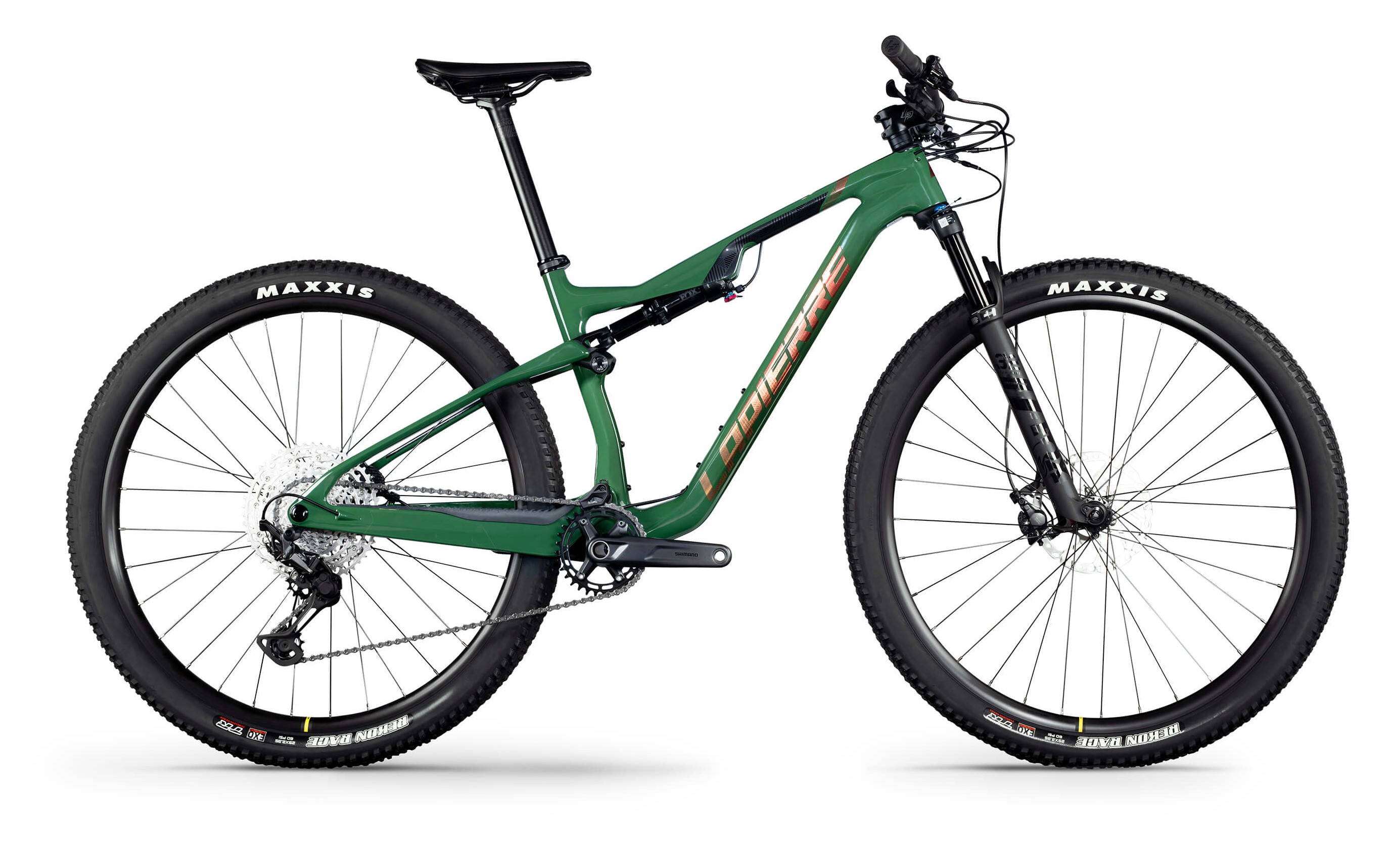 Celoodpružený horský bicykel LAPIERRE XR 5.9 Fir Green 2025 Veľkosť: XL na výšku postavy 184-196 cm