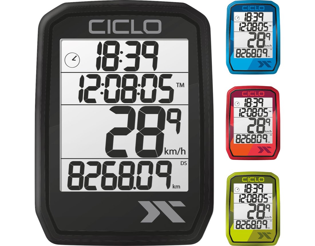Tachometer CicloSport Protos 105 drôtový - Blue Varianta: černý