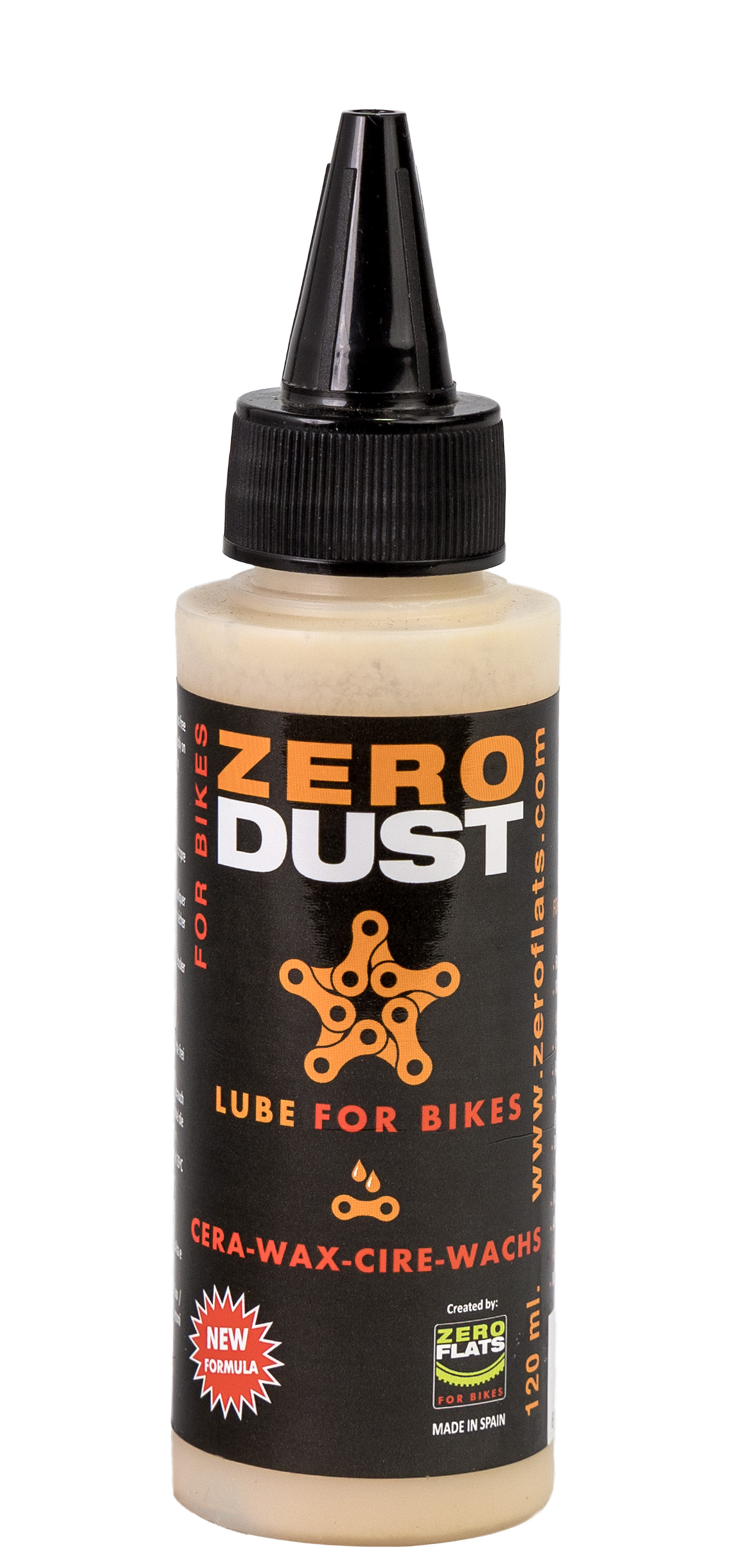 Vosk na reťaz ZeroFlats ZERO DUST, 120ml