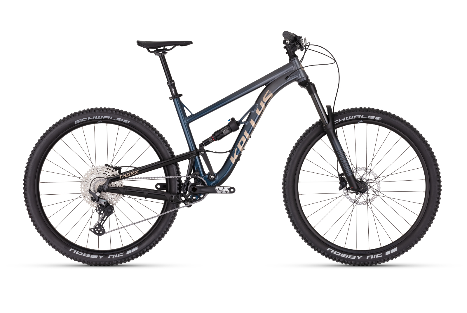 Celoodpružený horský bicykel KELLYS Thorx 10 Quartz Blue 2025 Farba: Quartz blue, Veľkosť: M