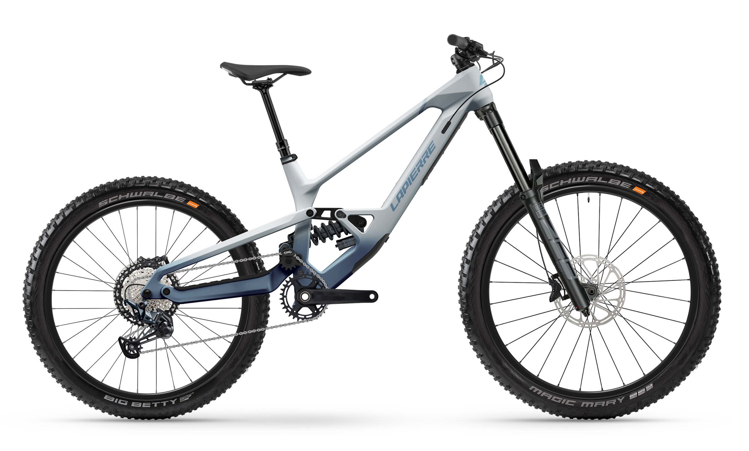 Celoodpružený horský bicykel LAPIERRE Spicy CF 6.9 Aventurine Blue 2025 Veľkosť: L na výšku postavy 176-186 cm