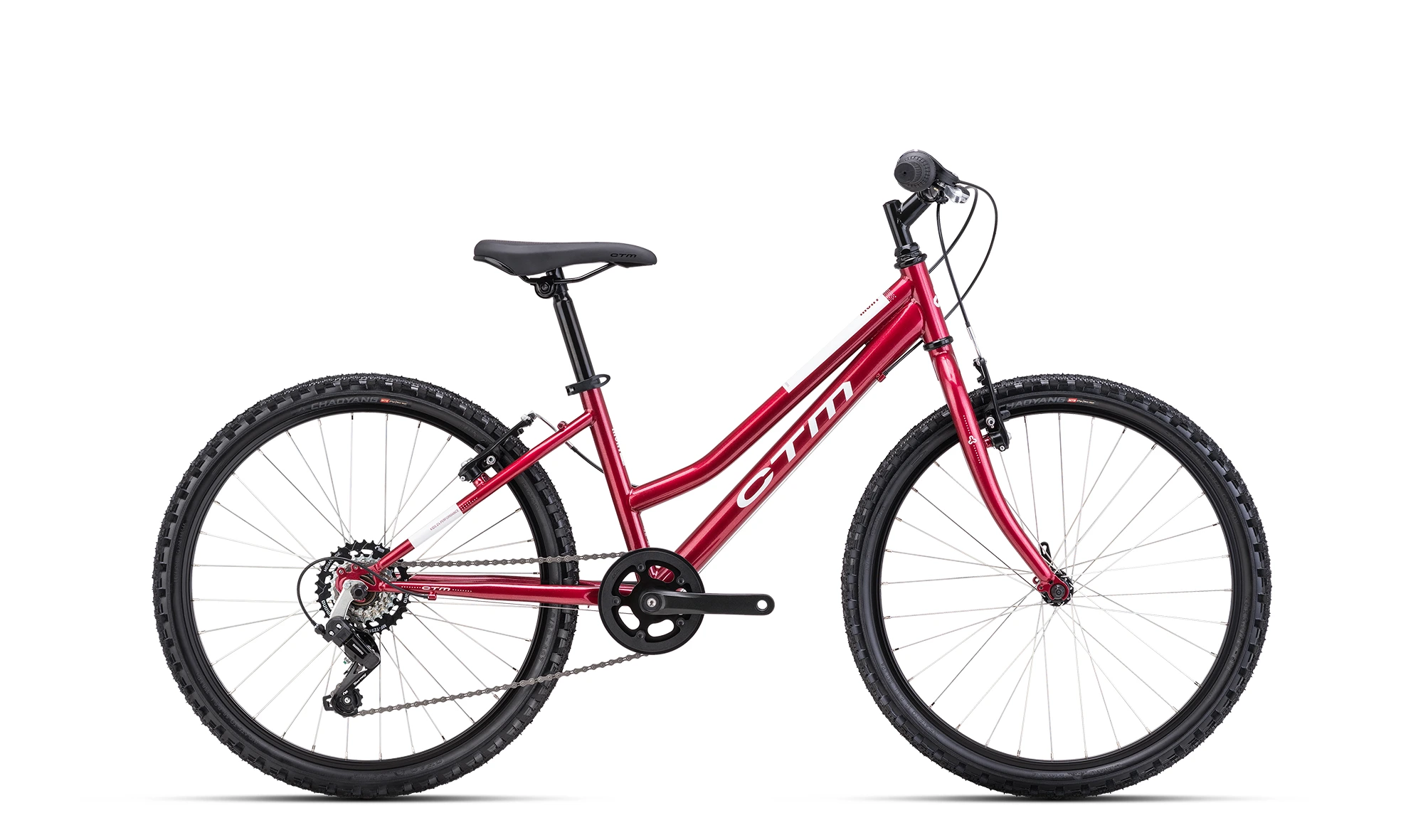 Detský bicykel CTM MONY - 2025  tmavobordová perleť / biela
