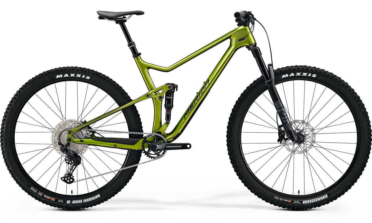 Celoodpružený horský bicykel MERIDA ONE-TWENTY 6000 zelený(čierny) 2023 Veľkosť rámu: M na výšku postavy 171-180 cm