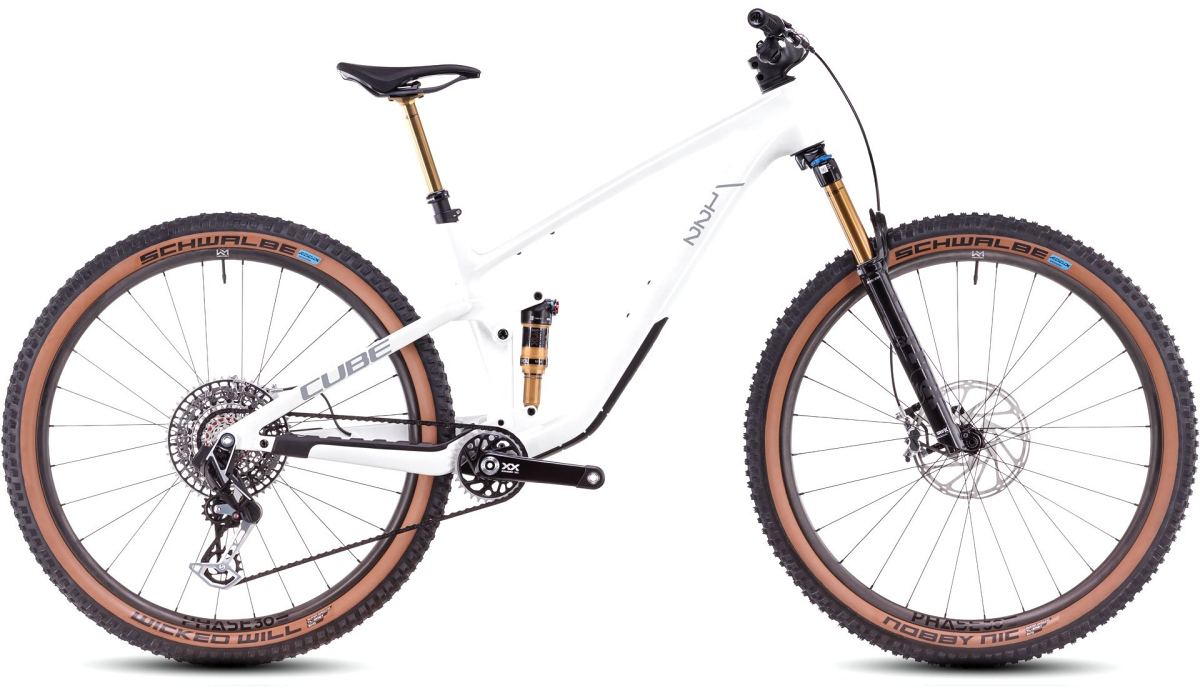 Celoodpružený horský bicykel CUBE Stereo ONE22 C:62 SLT 29 whitemarble black 2025 Varianta: veľkosť M