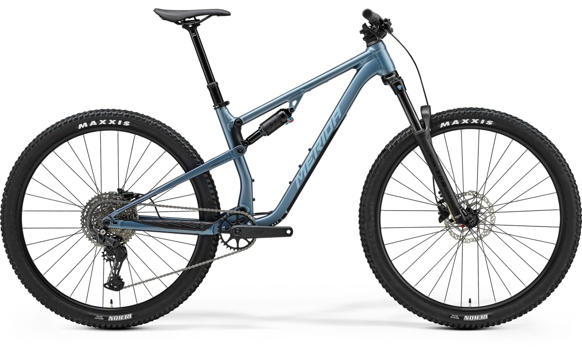 Celoodpružený horský bicykel MERIDA ONE-TWENTY 300 matný oceľovomodrý(modrý) 2025 Veľkosť rámu: M na výšku postavy 171-180 cm
