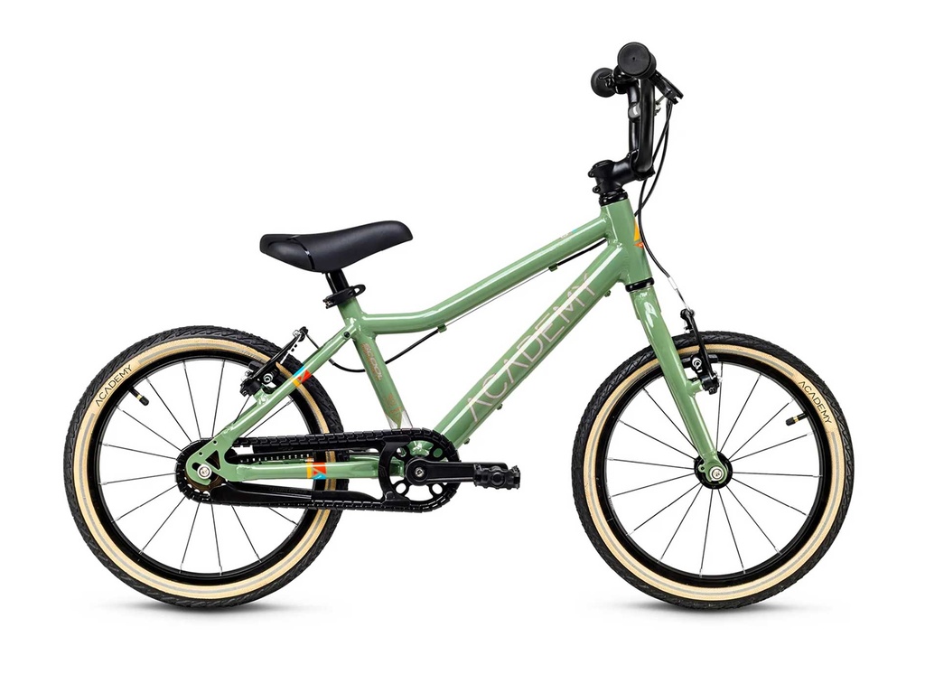ACADEMY Detský bicykel Grade 3 - 16" 2025 Zelená, Zelená/Žltá/Modrá/Červená/Fialová