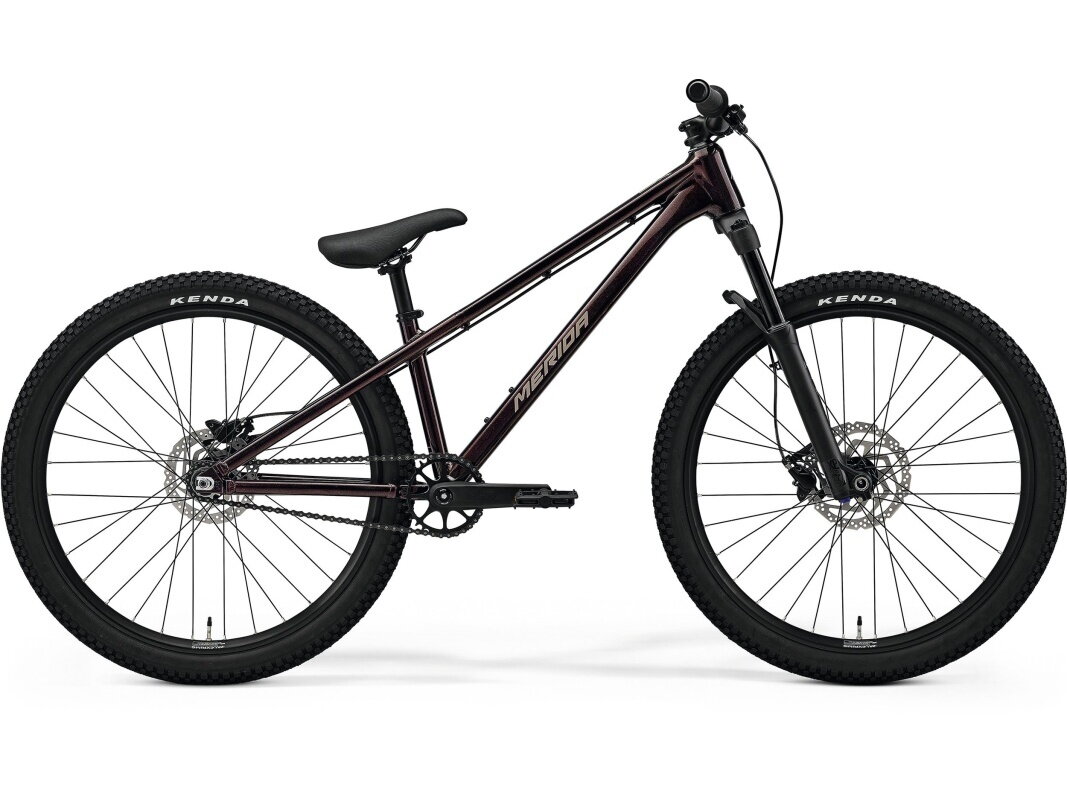 Horský bicykel MERIDA DIRT 500 - 2026  tmavá burgundsko-čierna metalíza Veľkosť rámu: L na výšku postavy 177-187 cm