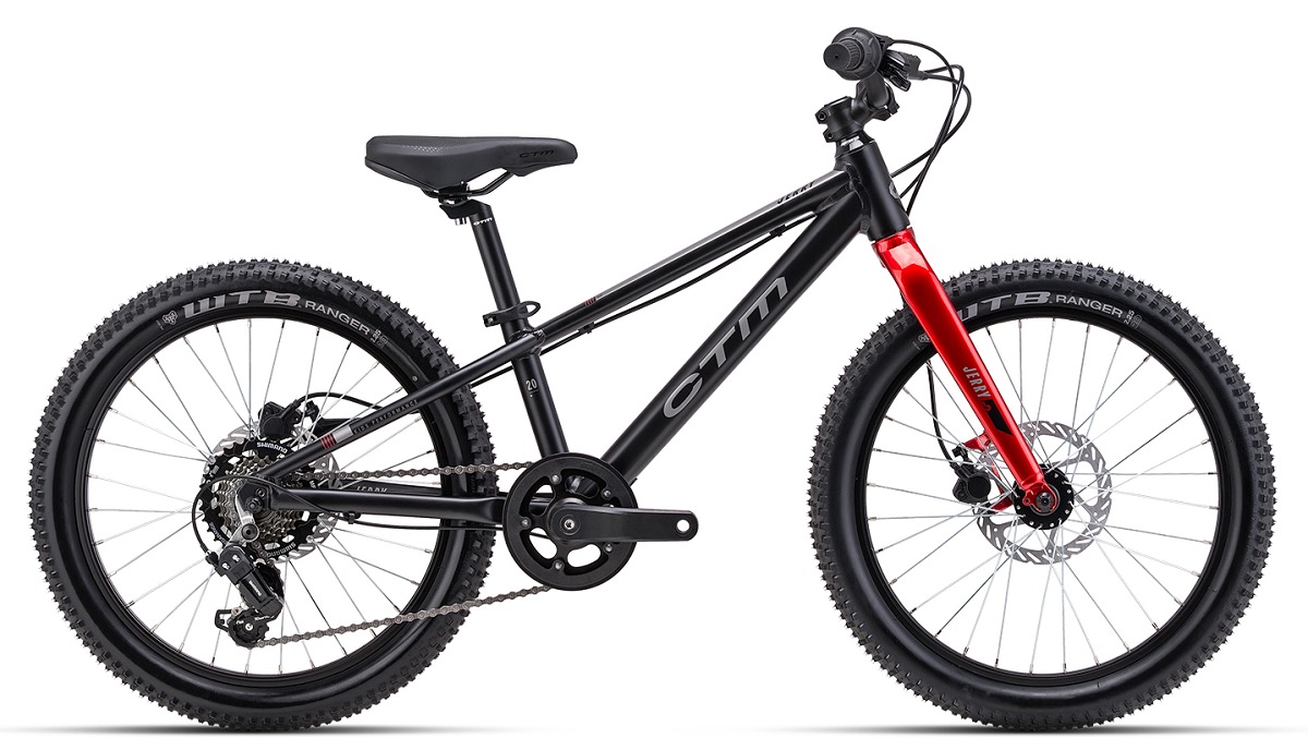 Detský bicykel CTM JERRY 2.0 2026  matná čierna Veľkosť rámu: 20" na výšku postavy 115-135 cm