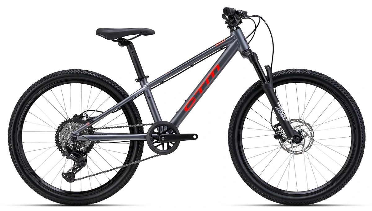 Detský bicykel CTM ROCKY 3.0 2026  antracitová Veľkosť rámu: 24" na výšku postavy 125-145 cm