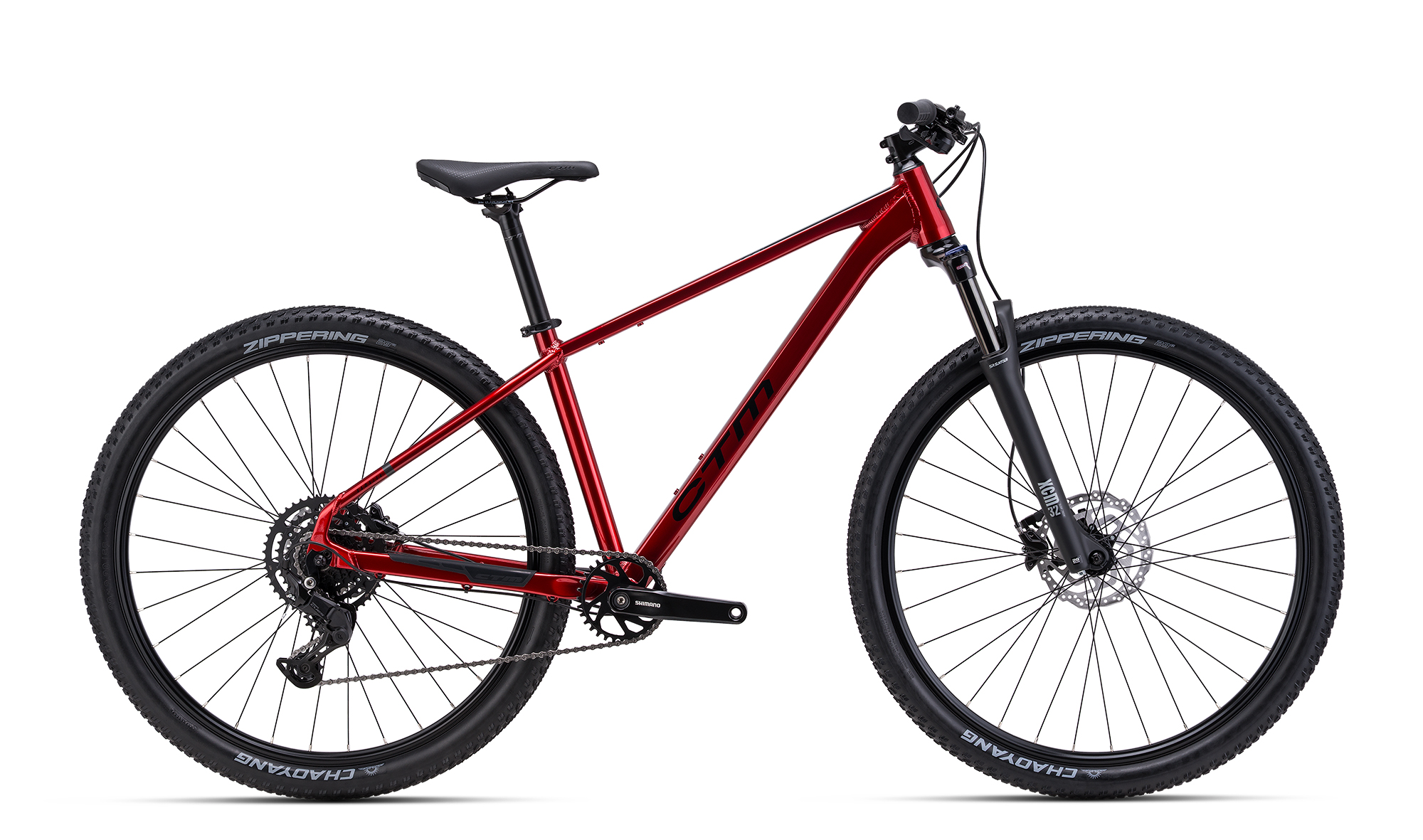 Horský bicykel CTM RAMBLER 2.0 27,5 2026  matná červená Veľkosť: S na výšku postavy 155 cm - 165 cm