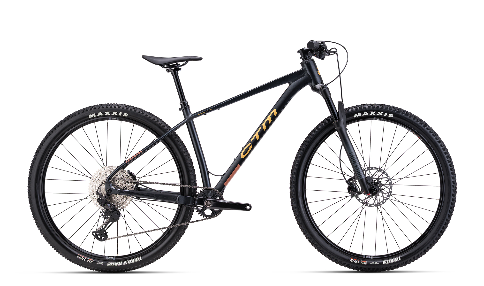 Horský bicykel CTM RASCAL Pro 29 2026  matná čierna Veľkosť: M na výšku postavy 160 cm - 175 cm