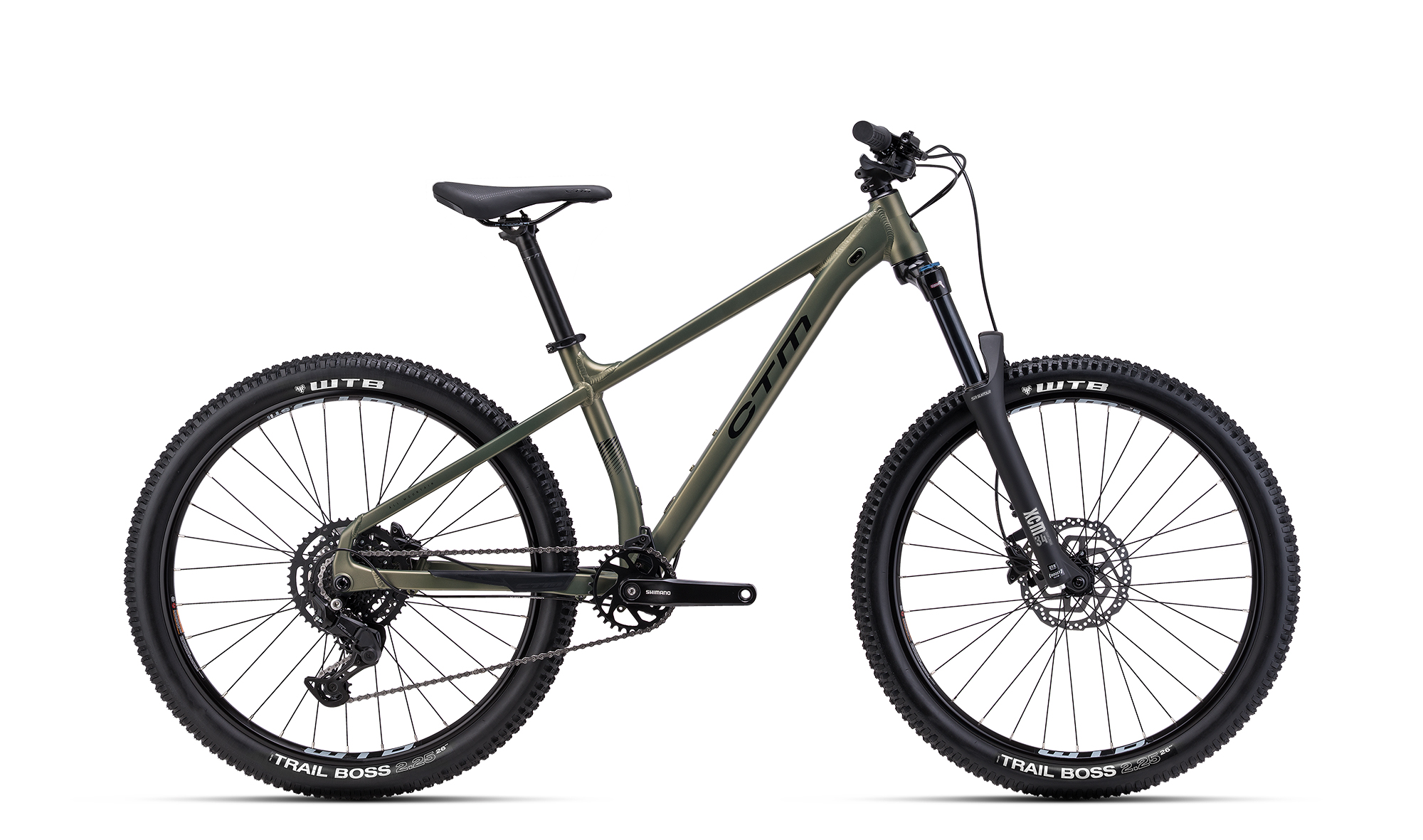 Horský bicykel CTM ZEPHYR Comp JR 26 2026  matná zemitá zelená Veľkosť: M na výšku postavy 154-165 cm