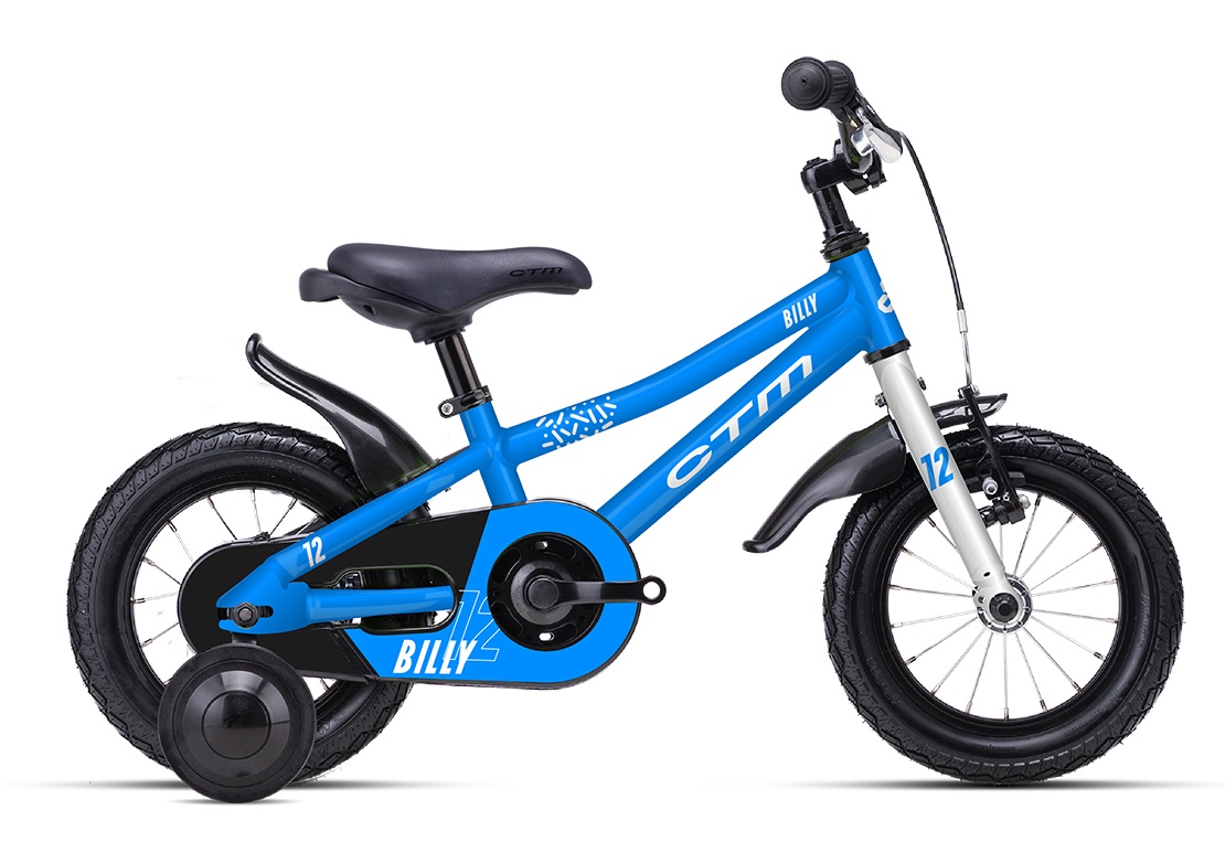 Detský bicykel CTM BILLY 2026  matná modrá Veľkosť rámu: 12" na výšku postavy 80-110 cm