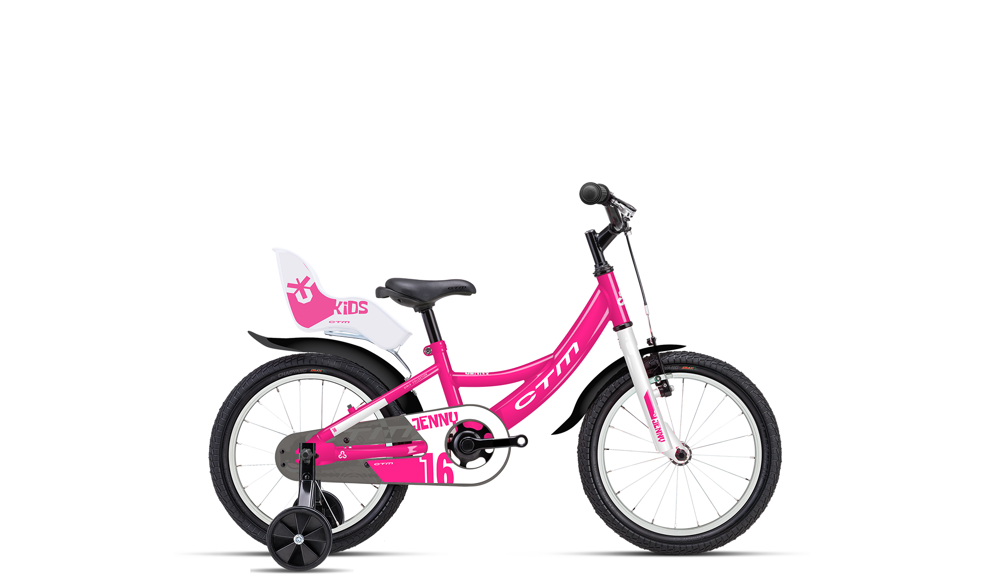 Detský bicykel CTM JENNY 2026  ružová Veľkosť rámu: 16" na výšku postavy 105-120 cm