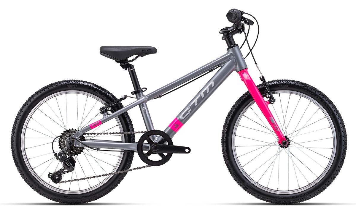 Detský bicykel CTM FLASH 2026  matná šedá Veľkosť rámu: 20" na výšku postavy 115-135 cm