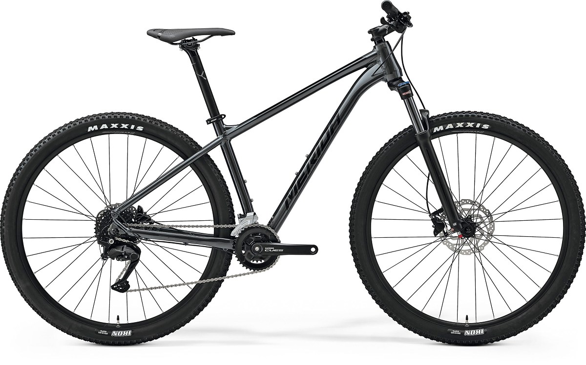 Horský bicykel MERIDA BIG.NINE 100 2024  tmavostrieborný(čierny) Veľkosť rámu: M na výšku postavy 166-174 cm