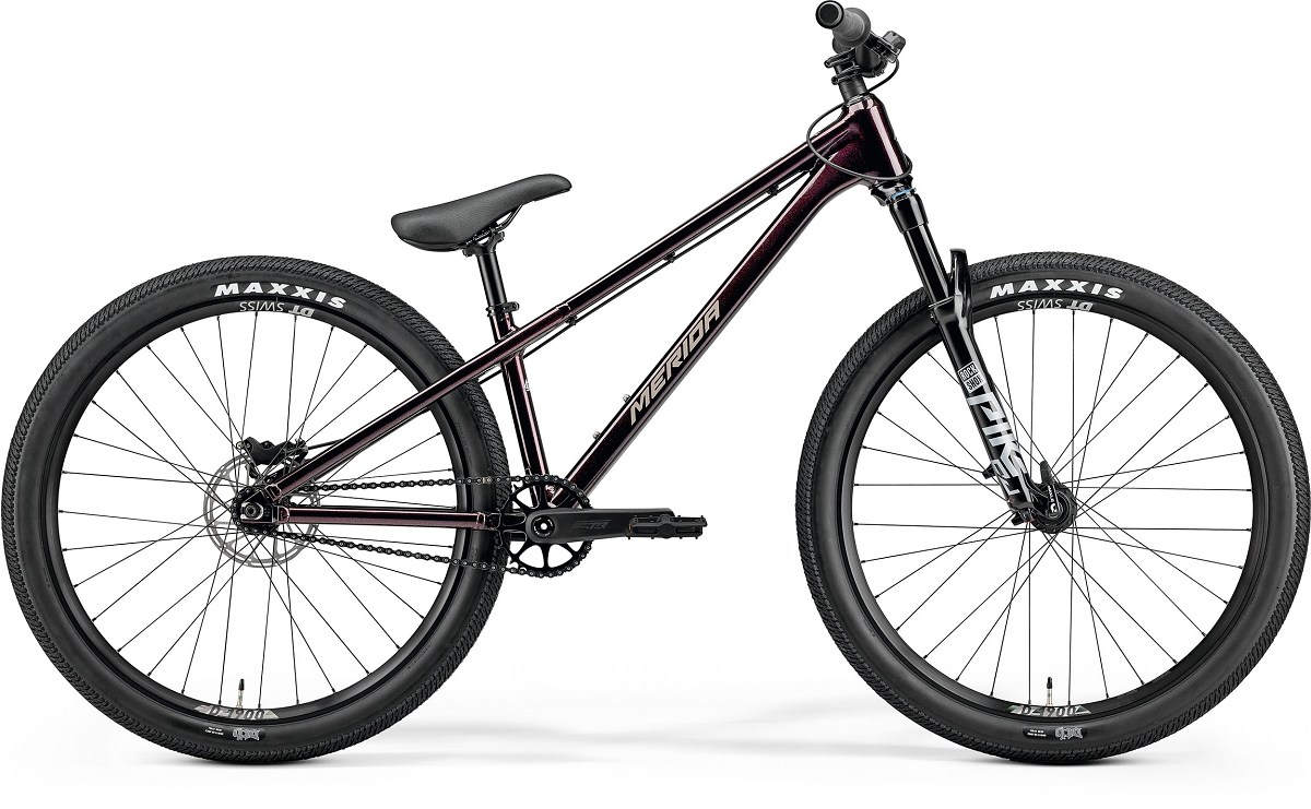 Horský bicykel MERIDA DIRT 700 2026  tmavá burgundsko-čierna metalíza Veľkosť rámu: L na výšku postavy 179-192 cm