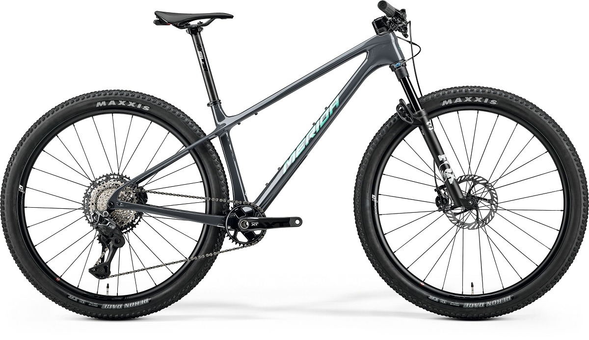 Horský bicykel MERIDA BIG.NINE XT 2026  tmavošedý(flash teal) Veľkosť rámu: S na výšku postavy 161-169 cm