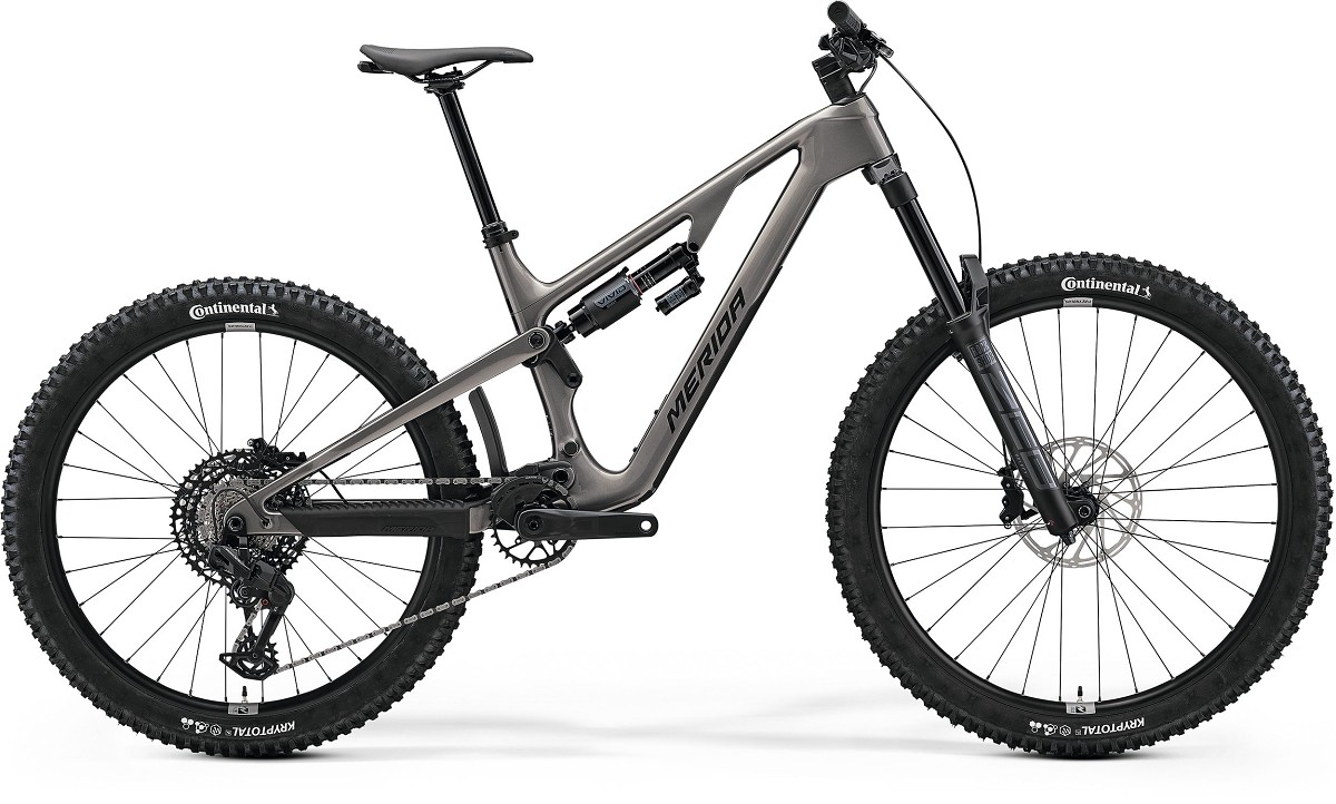 Horský bicykel MERIDA ONE-SIXTY 6000 2026  šedý(čierny) Veľkosť rámu: S na výšku postavy 162-170 cm